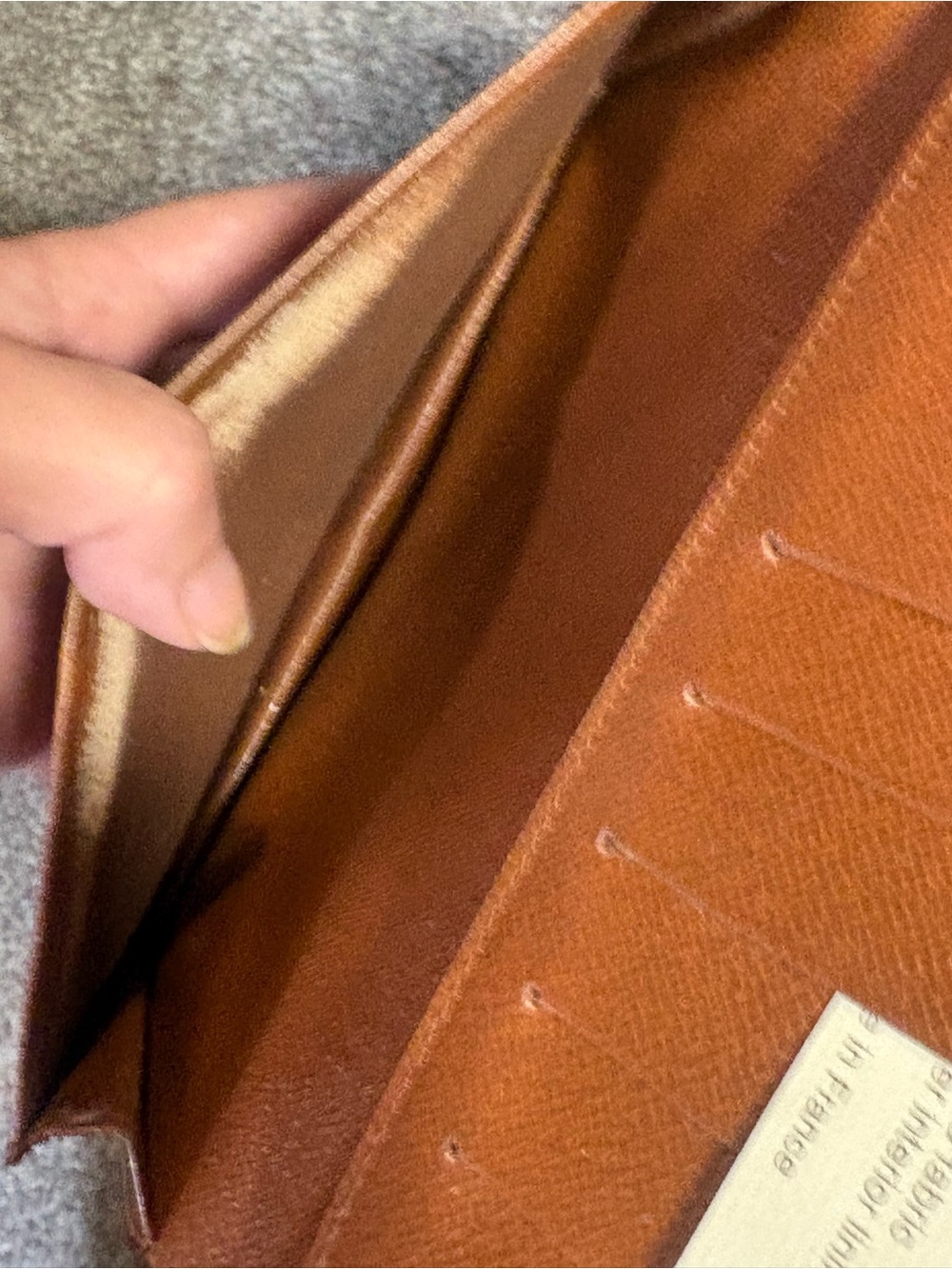 Authentic LOUIS VUITTON CREDIT CARD/CHECK-BOOK wallet - Picture 10 of 14